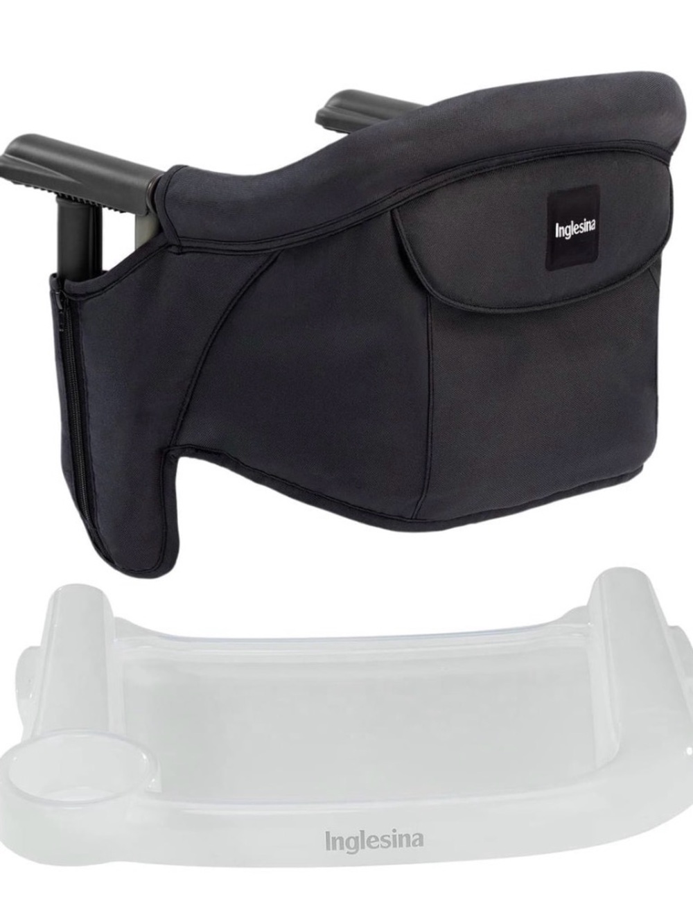 Inglesina Black Fast Table Chair with Fast Dining Tray